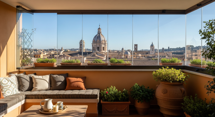 Vetrate Panoramiche Balcone